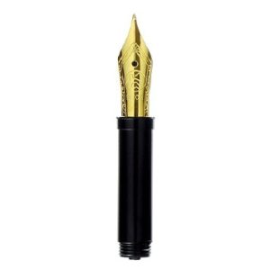 Peter Bock Fountain Pen Nib – 5mm Gold Gilding