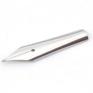 Peter Bock Fountain Pen Nib – 5mm Polished Steel Non-Engraved
